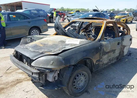 2000 Honda Civic Ex из США, поврежденный, VIN 2HGEJ8649YH588002